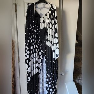 Polka Dot Kimono Pants Set